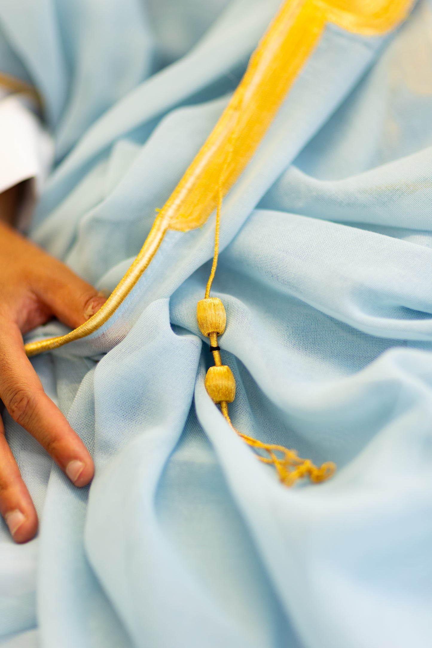 Baby Blue Quality Bisht