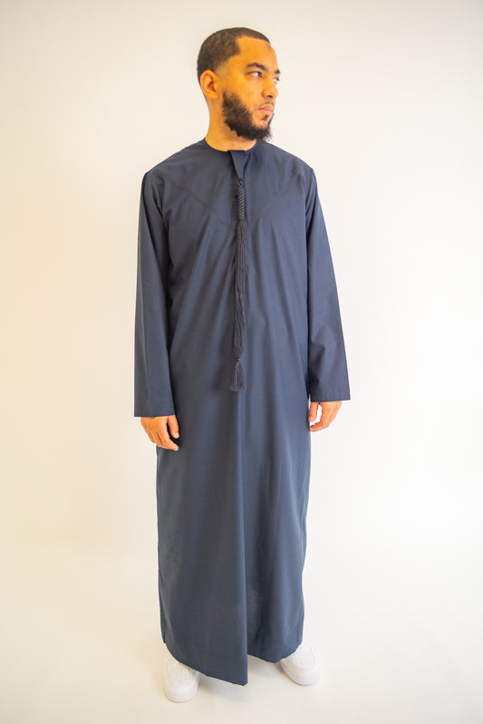 Dark Blue Emirati Thobe